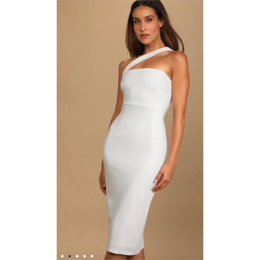 White Midi Dress